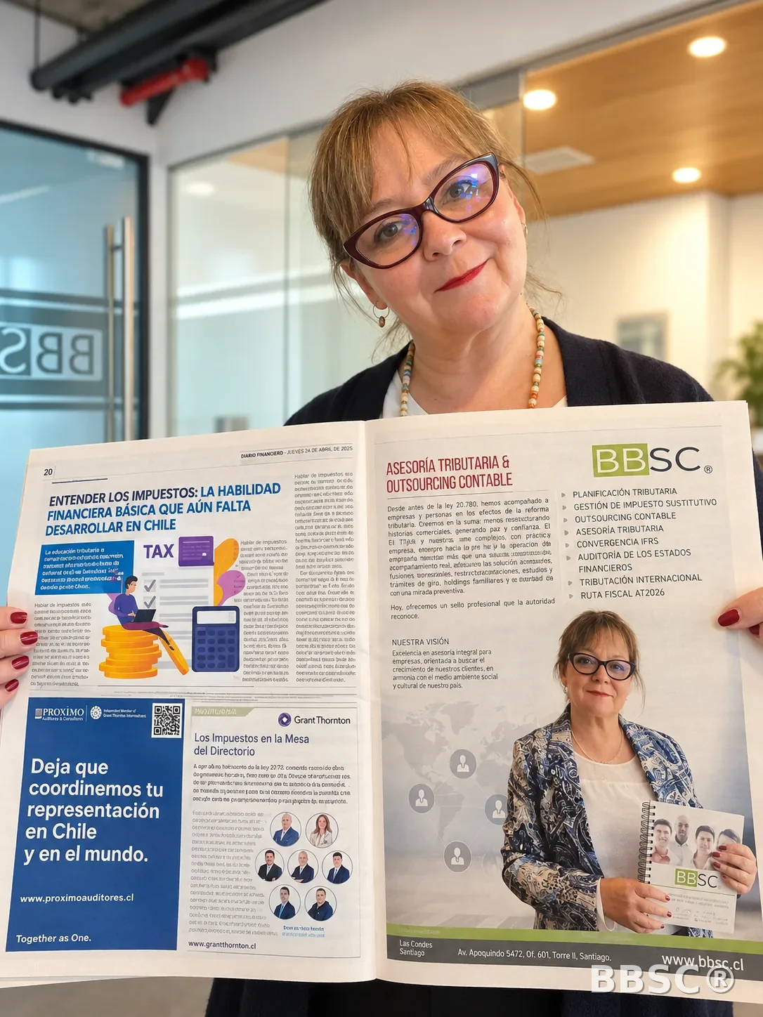 Claudia Valdés de BBSC® en el Diario Financiero